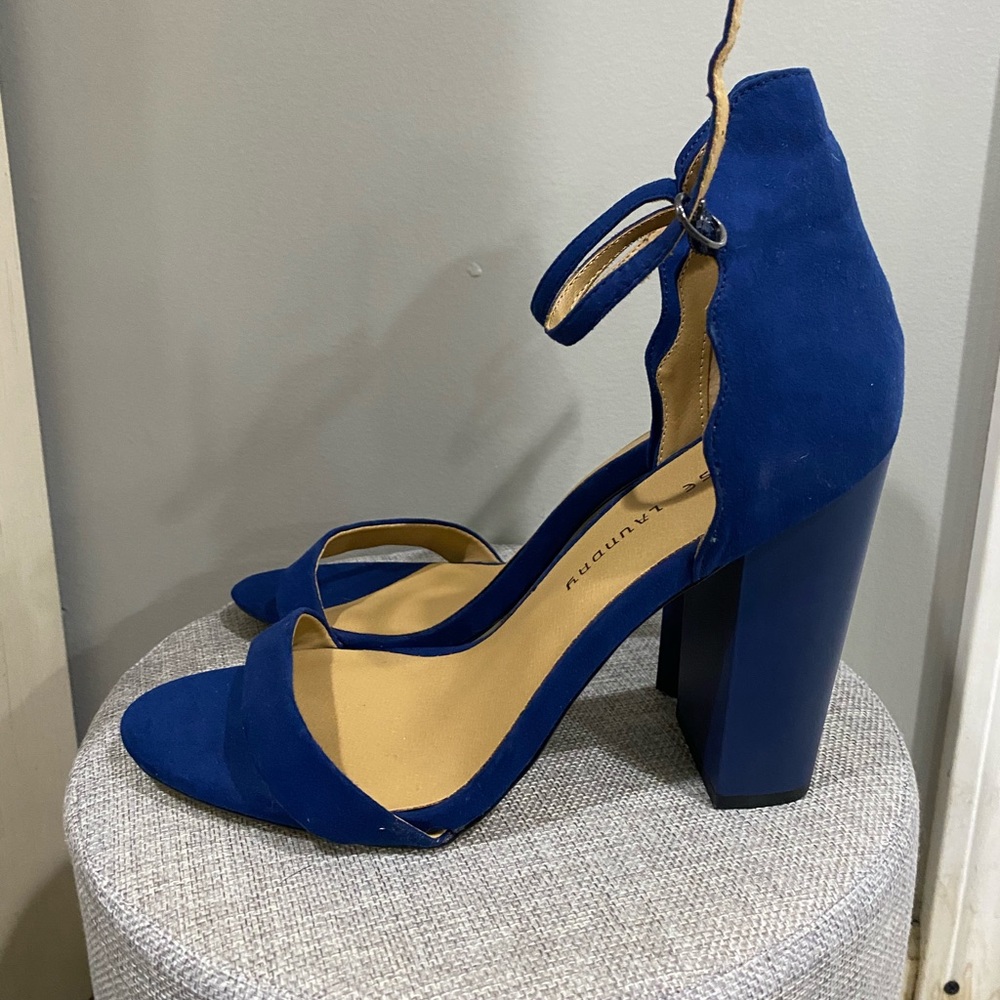Blue Chinese Laundry Heels